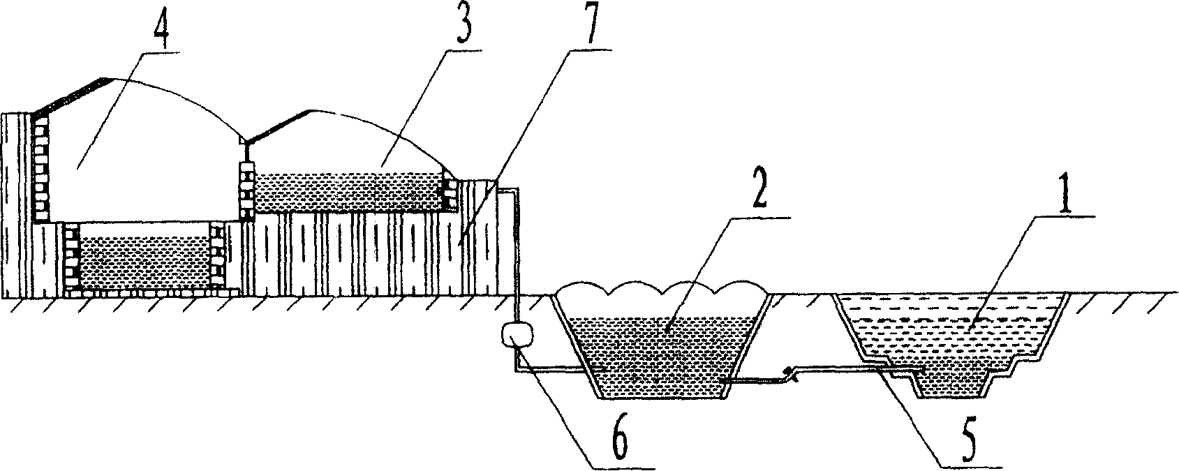 Solar cell integrated heat supply type method for marine organism overwintering and seedling nursing