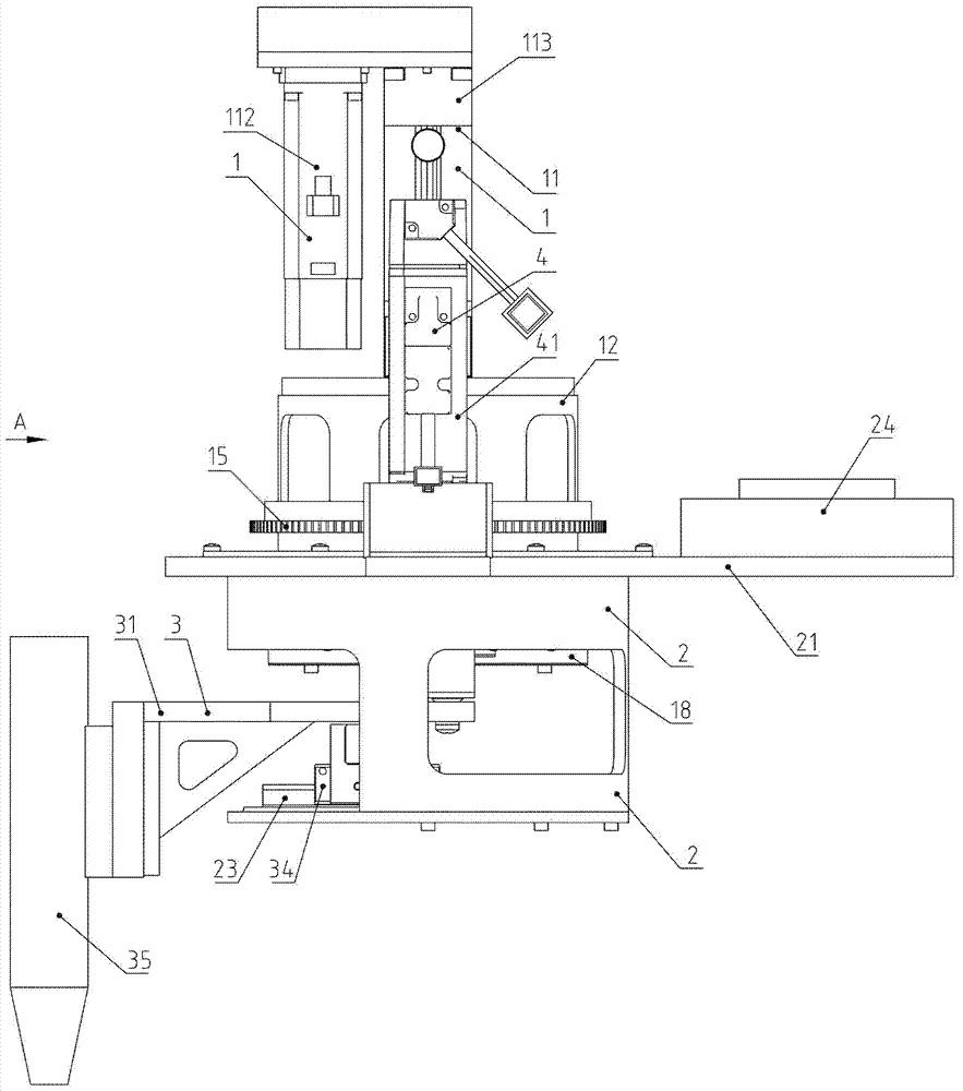 Small circular hole cutting assisting device