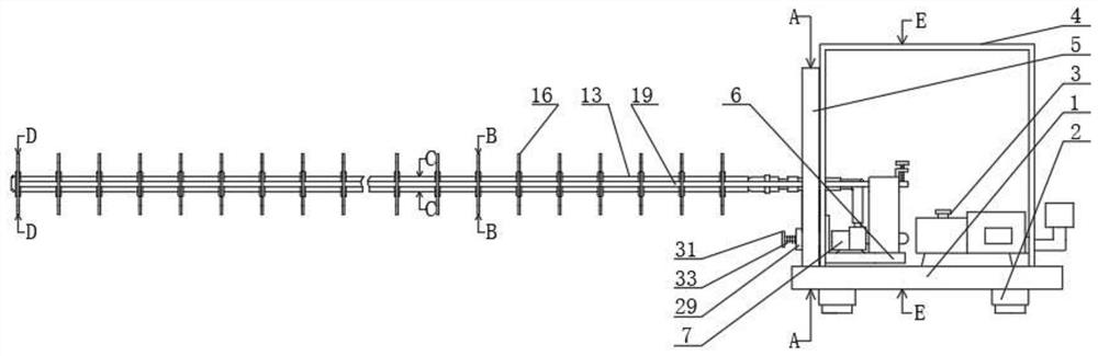 Concrete pavement maintenance device for road and bridge engineering