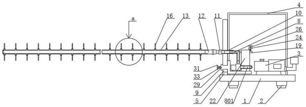 Concrete pavement maintenance device for road and bridge engineering