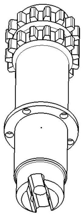 Expanded polystyrene (EPS) worm gear and preparation method thereof