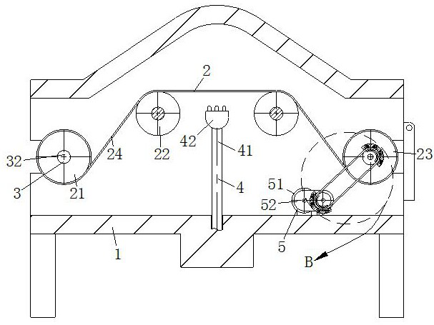 Drying device for fabric production and processing