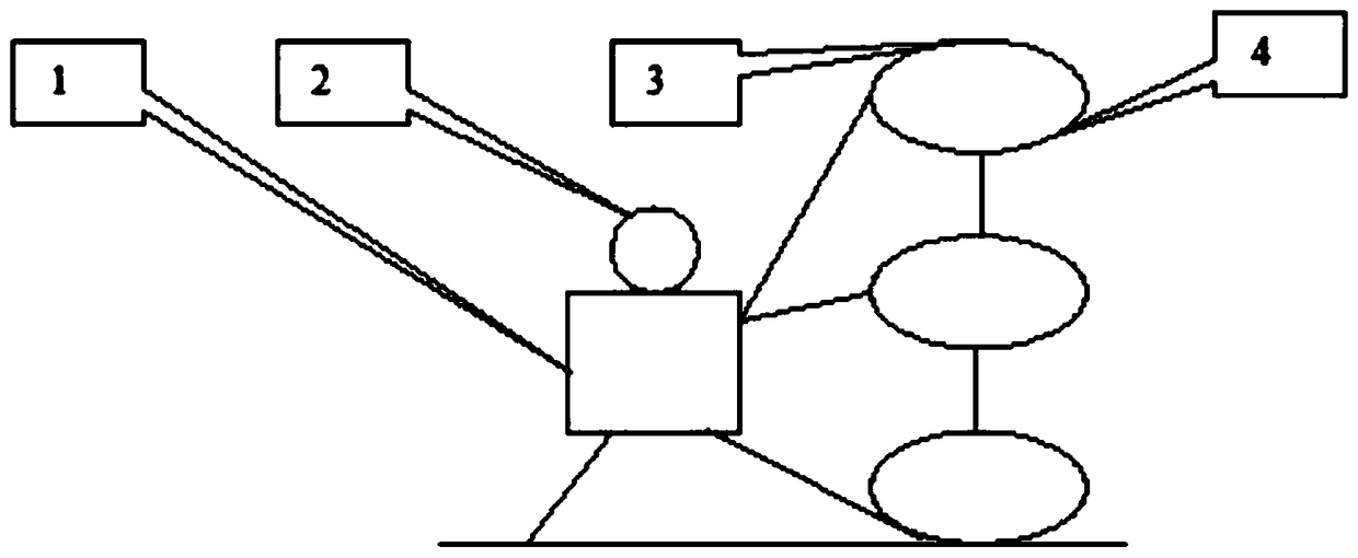 Intelligent training system and method for passing and intercepting football and scrambling for football