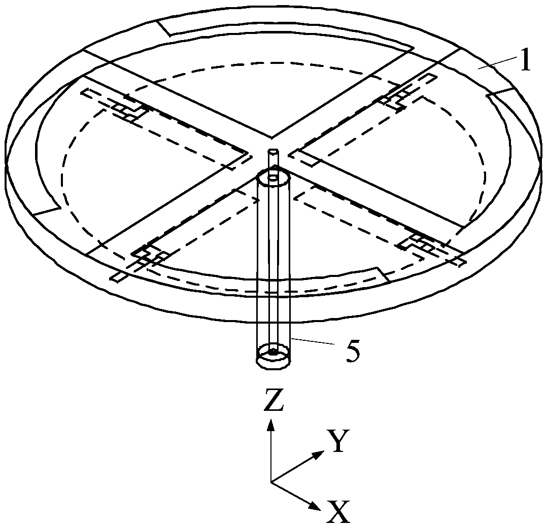 A planar end-emitting pattern reconfigurable antenna