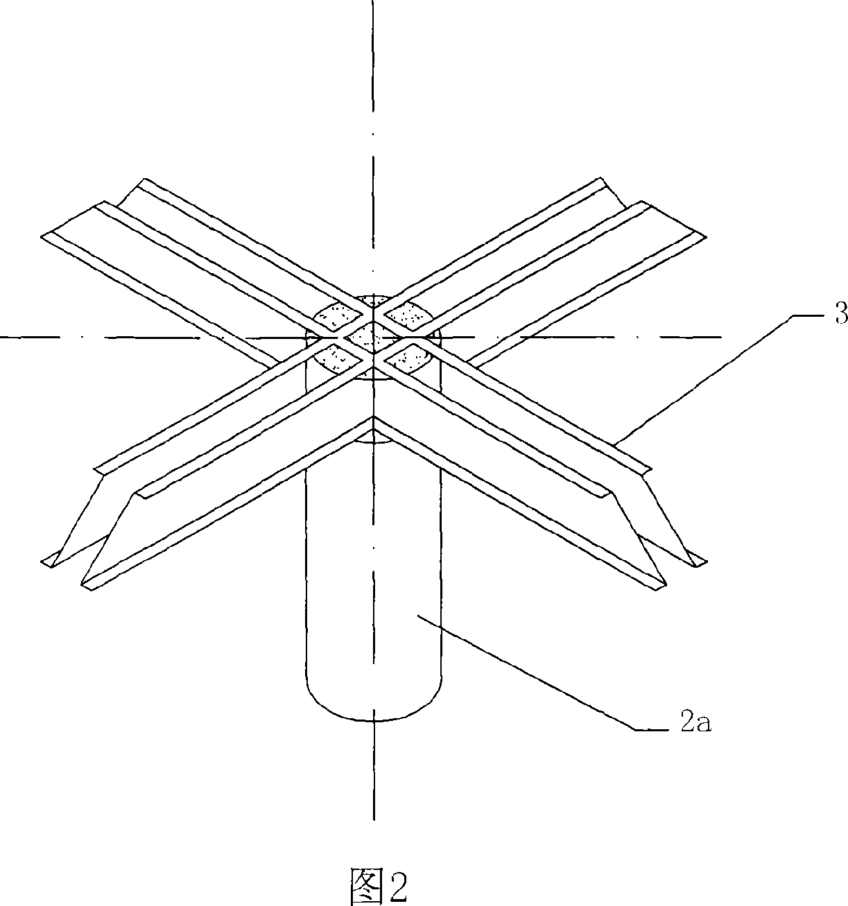 Ring type steel corbel node for beam-free building cover connection reinforced concrete post