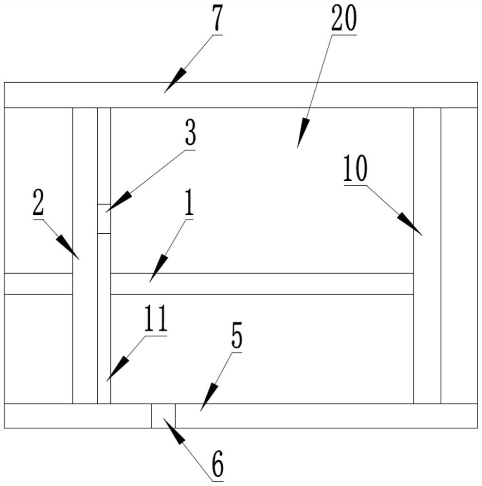 Wooden fixed platform of a kind of engraving machine