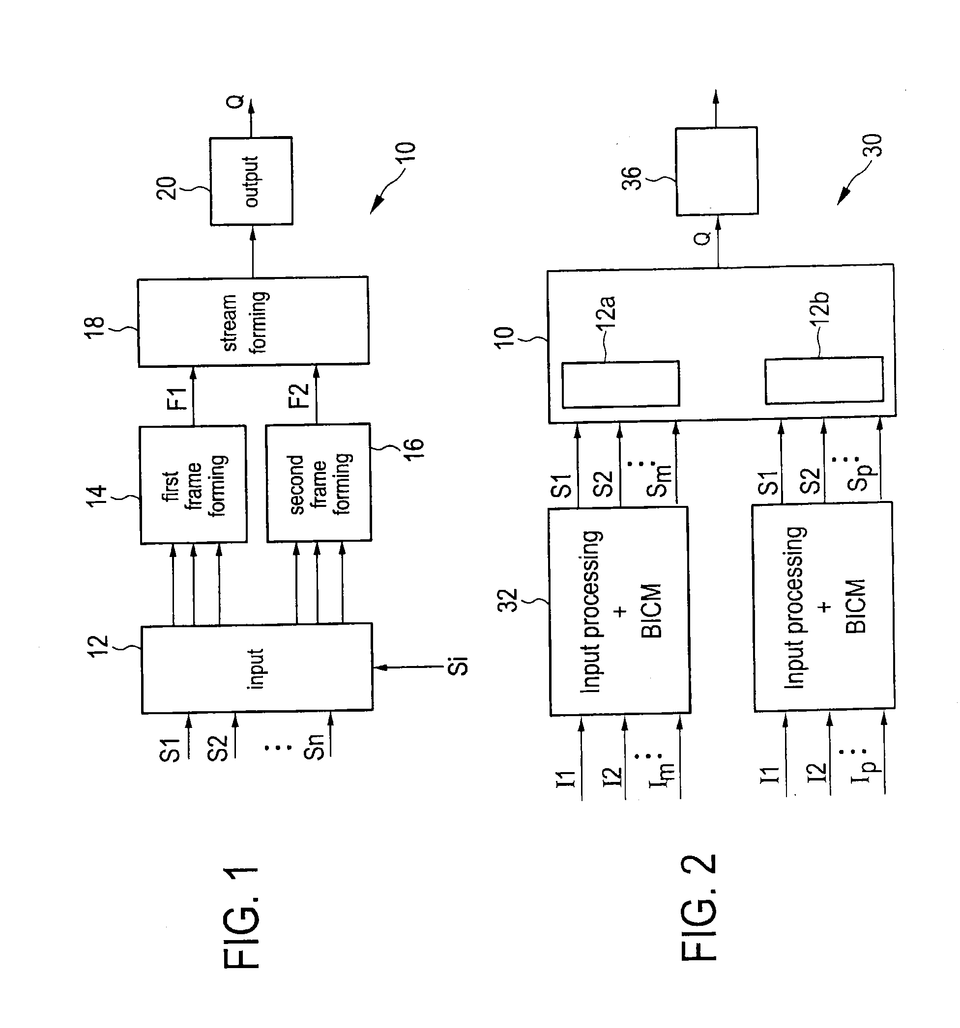Mapping apparatus and method for transmission of data in a multi-carrier broadcast system