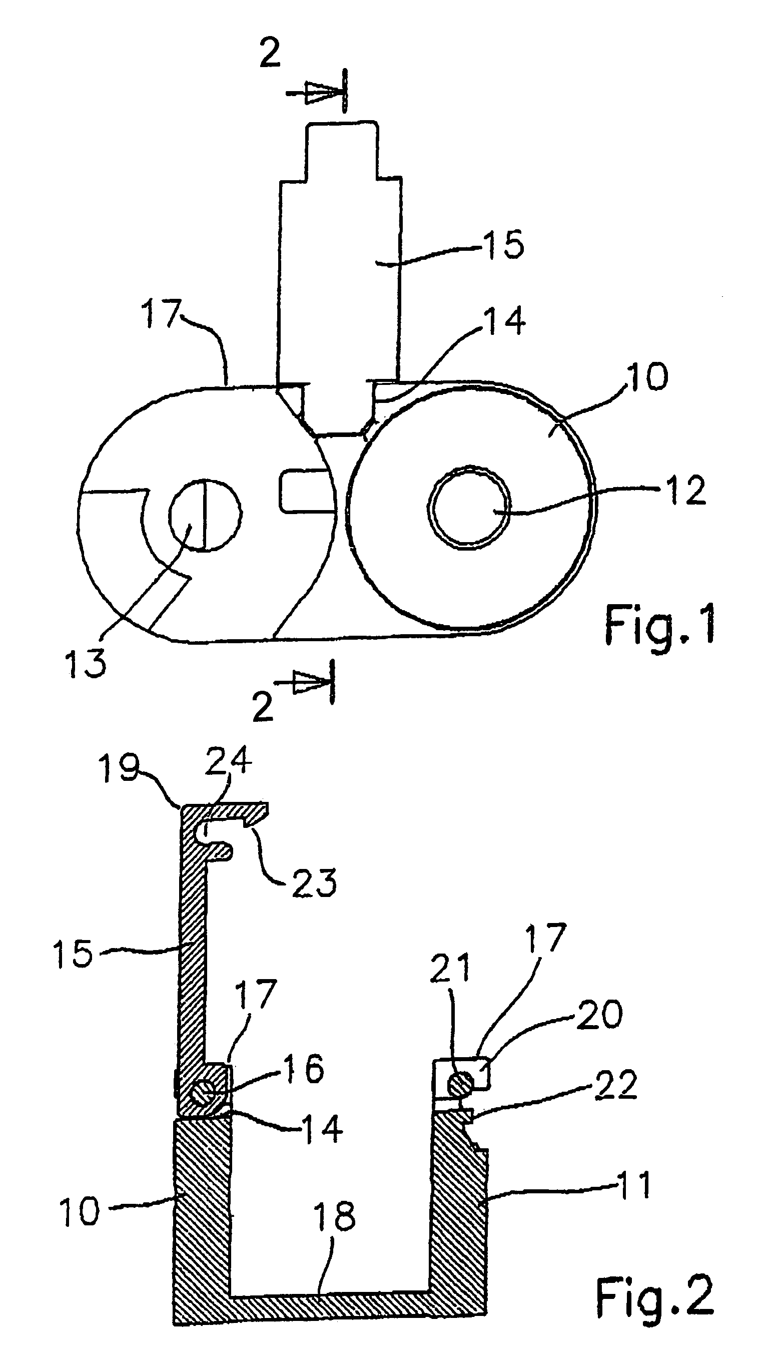 Method for producing chain link and a corresponding chain link of a cable drag chain