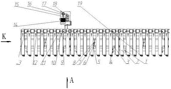 Hollow wooden column hydraulic rounding machine