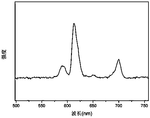 Eu&lt;3+&gt; doped tellurate high density scintillating glass and preparation method thereof