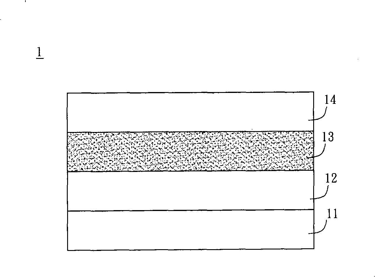 Full image type recording medium and composition for recording material thereof