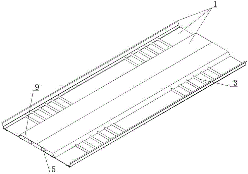 Guide rail integrated car carrying board