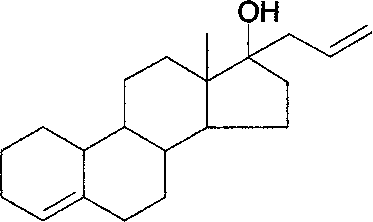 Preparation method of allylestrenol