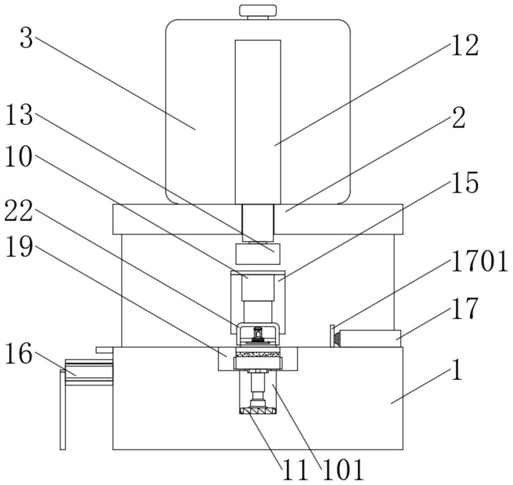 Cold pressing device for diamond saw blade machining and diamond saw blade machining process