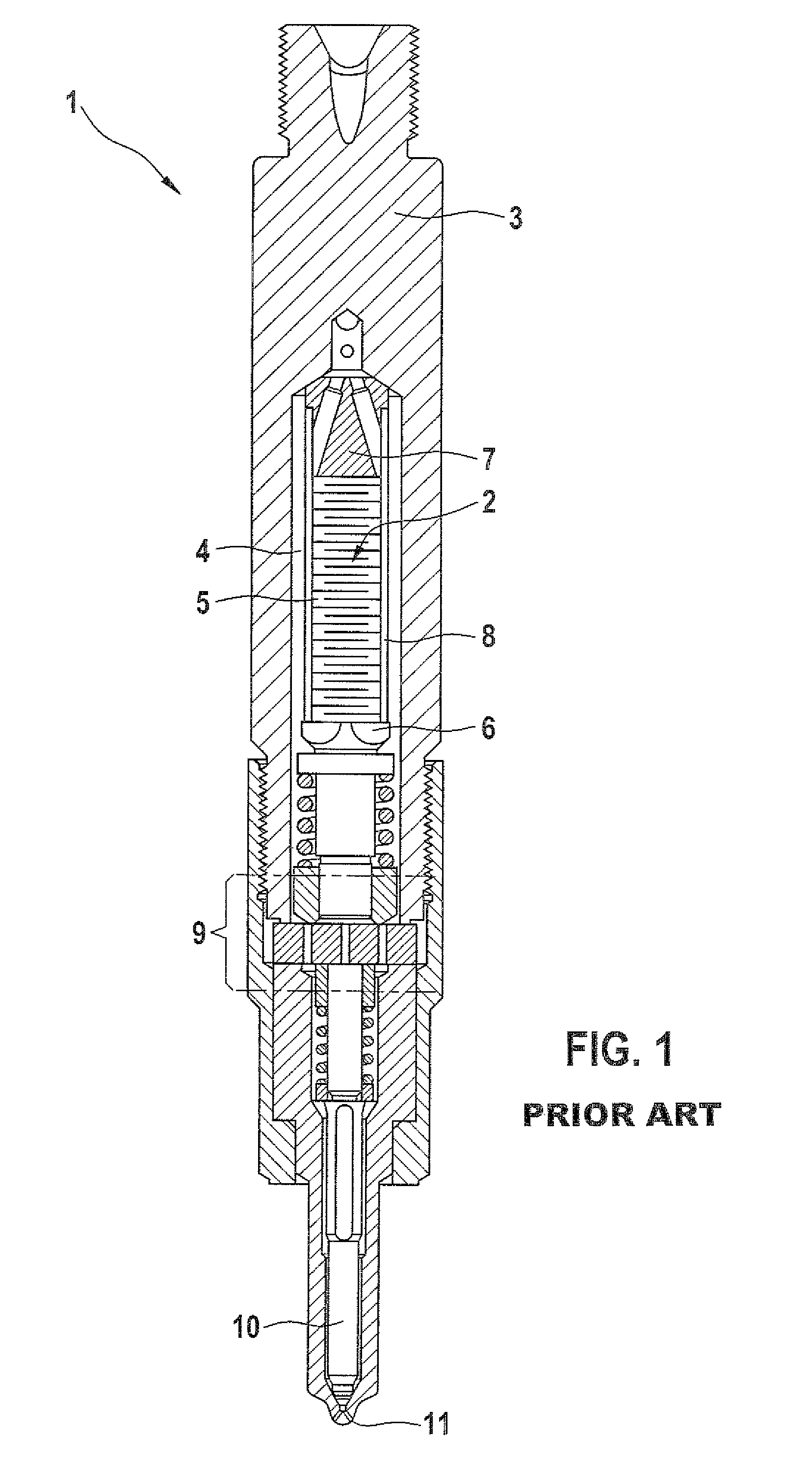 Piezoelectric actuator with a sheath, for disposition in a piezoelectric injector