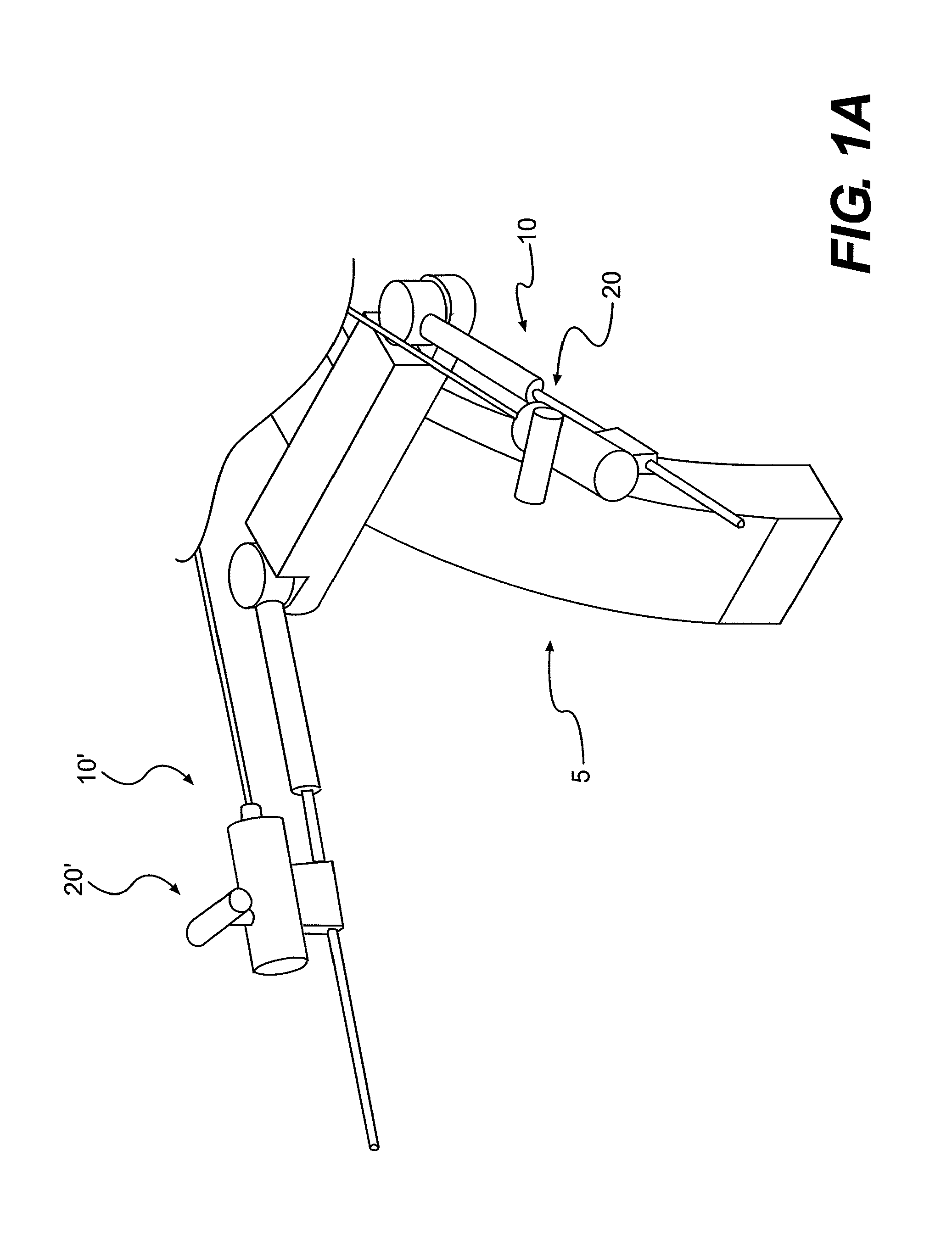 Catheter drive system with control handle rotatable about two axes separated from housing by shaft