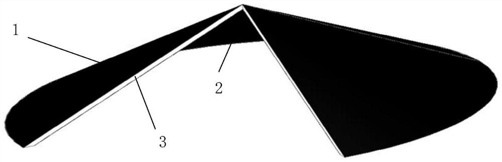 Conical-surface broadband wave-transparent antenna housing embedded with fiber bragg grating