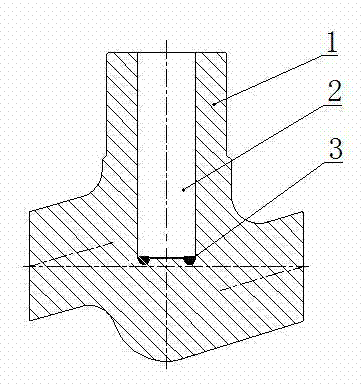 Overlay welding process for deep holes on valve body sealing surface