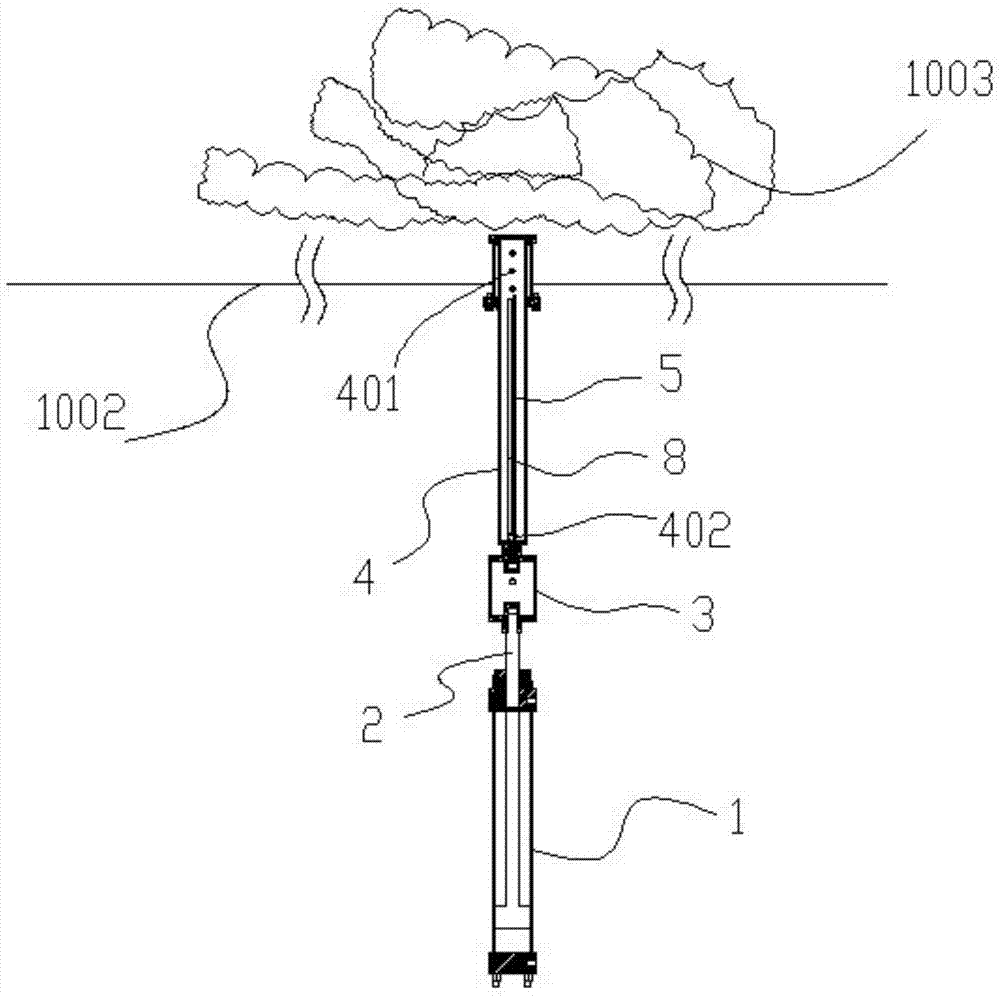 Ignition combustion assisting device for garbage thermal cracking furnace