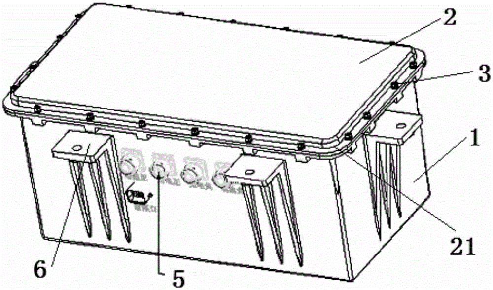 Battery box structure