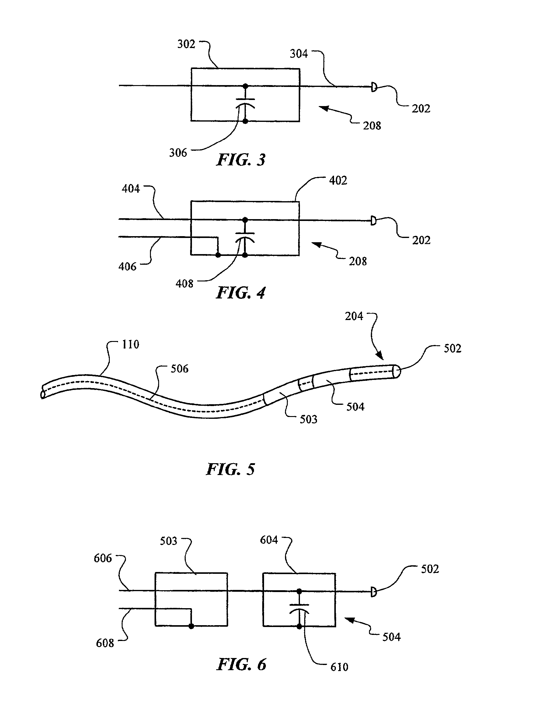 Apparatus and method for shunting induced currents in an electrical lead