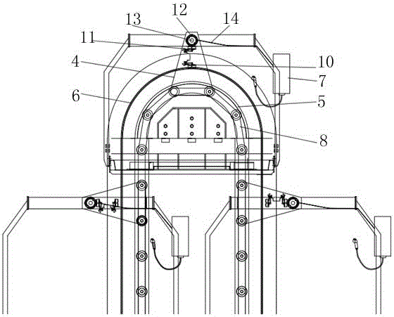 Vertical circular charging type three-dimensional parking garage