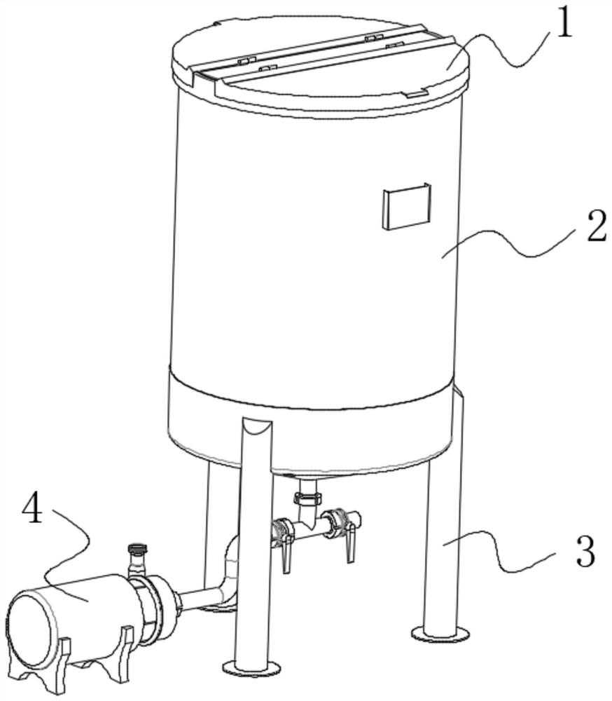 Efficient cleaning device for tea processing