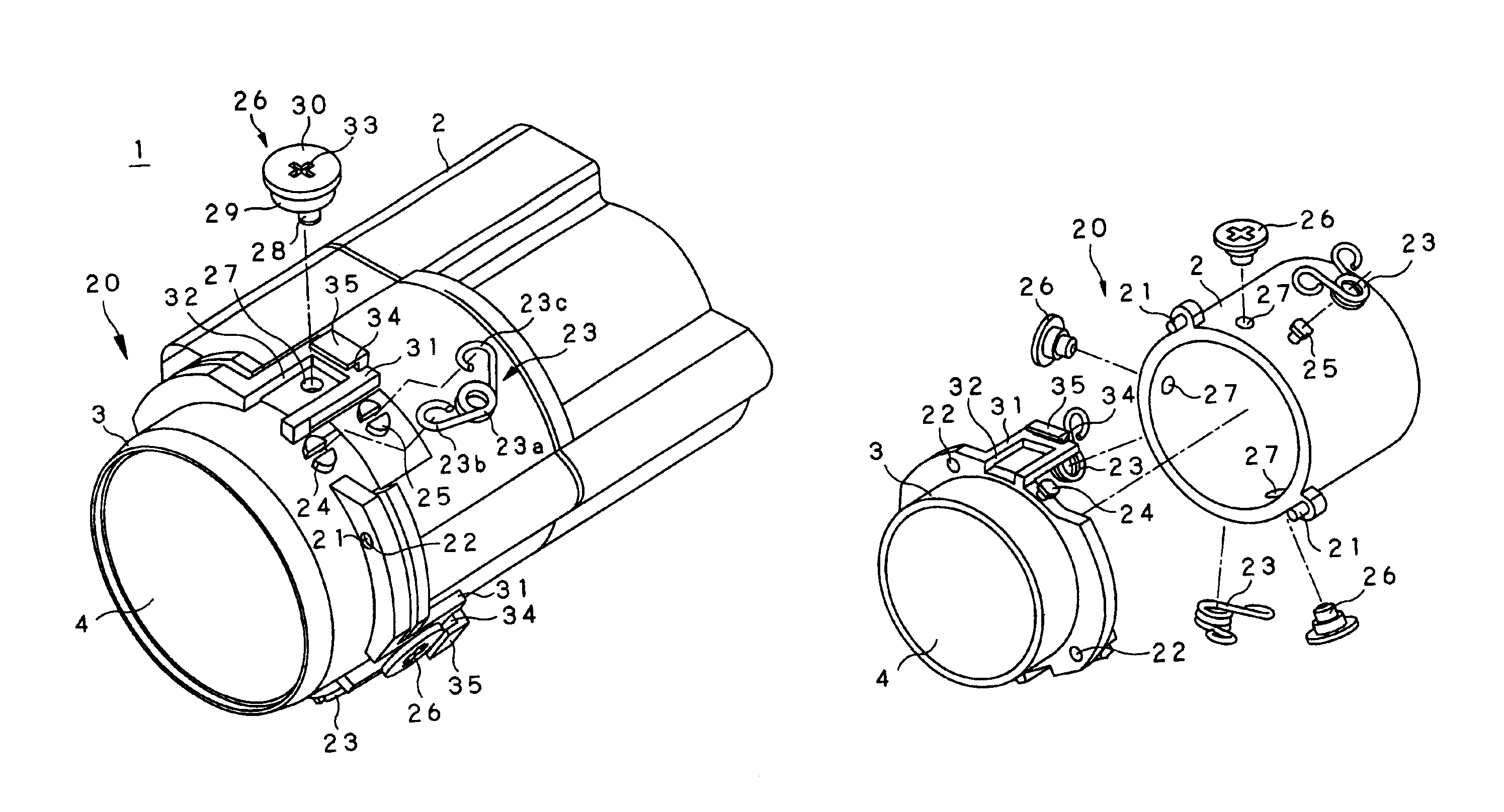 Lens centering mechanism, lens apparatus and imaging apparatus