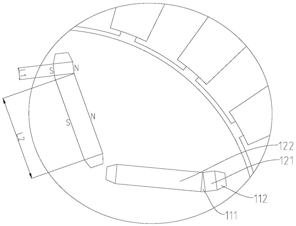 Motor rotor and IPM motor