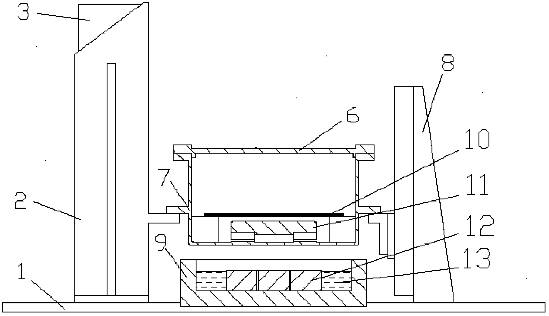 Energy storage device of vacuum super-conducting magnetic suspension integrated flywheel