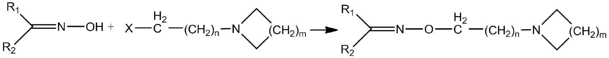 Oxime ether amine compound or oxime ether amine salt, composition containing oxime ether amine compound or oxime ether amine salt and application thereof