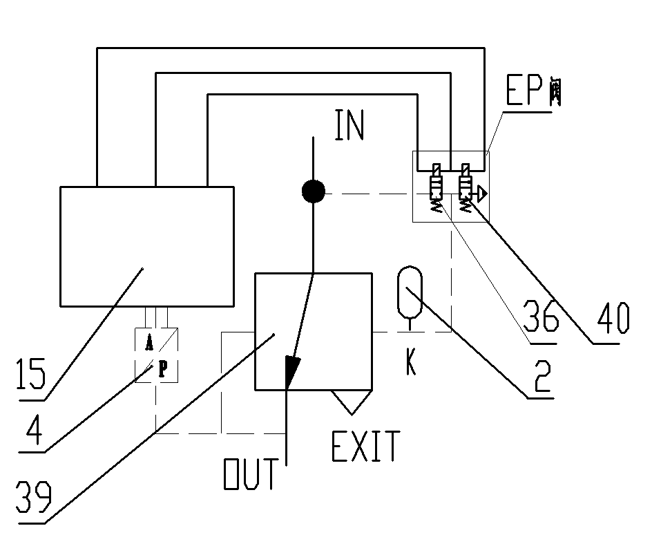 High-flow pneumatic pressure ratio control servo valve