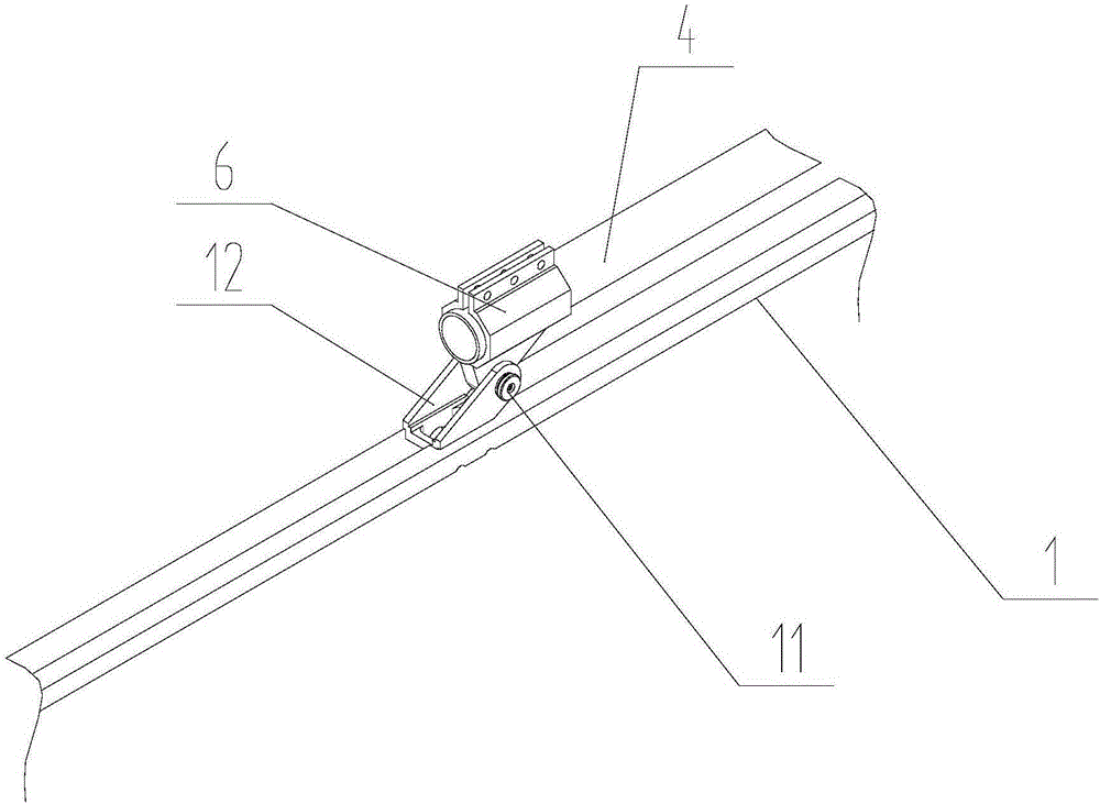 Hanging posture adjusting device for ground sub-assembling and testing of solar wing panel
