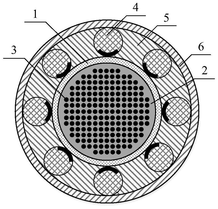 Liquid nuclear fuel heat pipe reactor power supply system and method for recompressing Brayton cycle