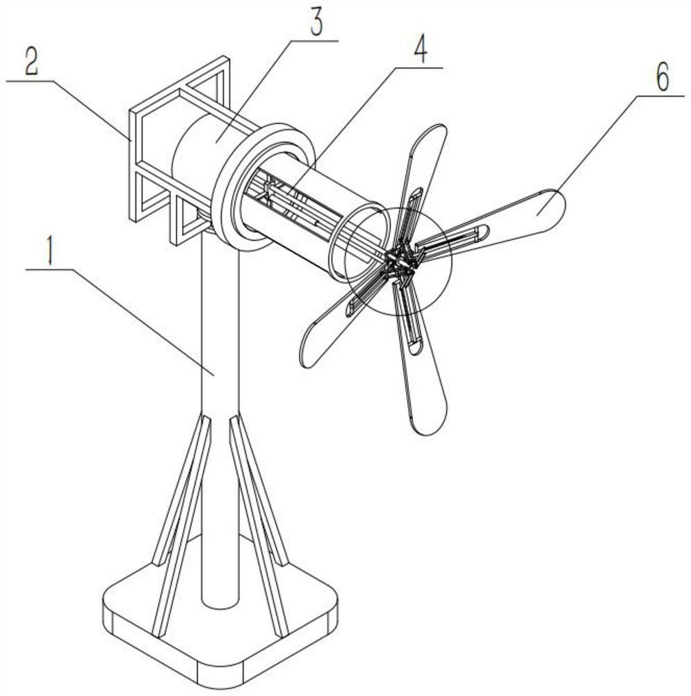 Anti-freezing wind power device