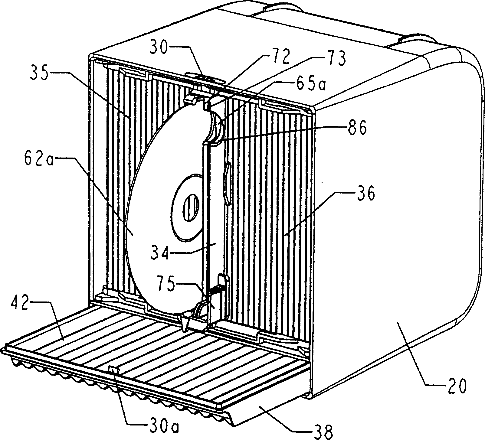 Dispensing and storage unit for disc and like