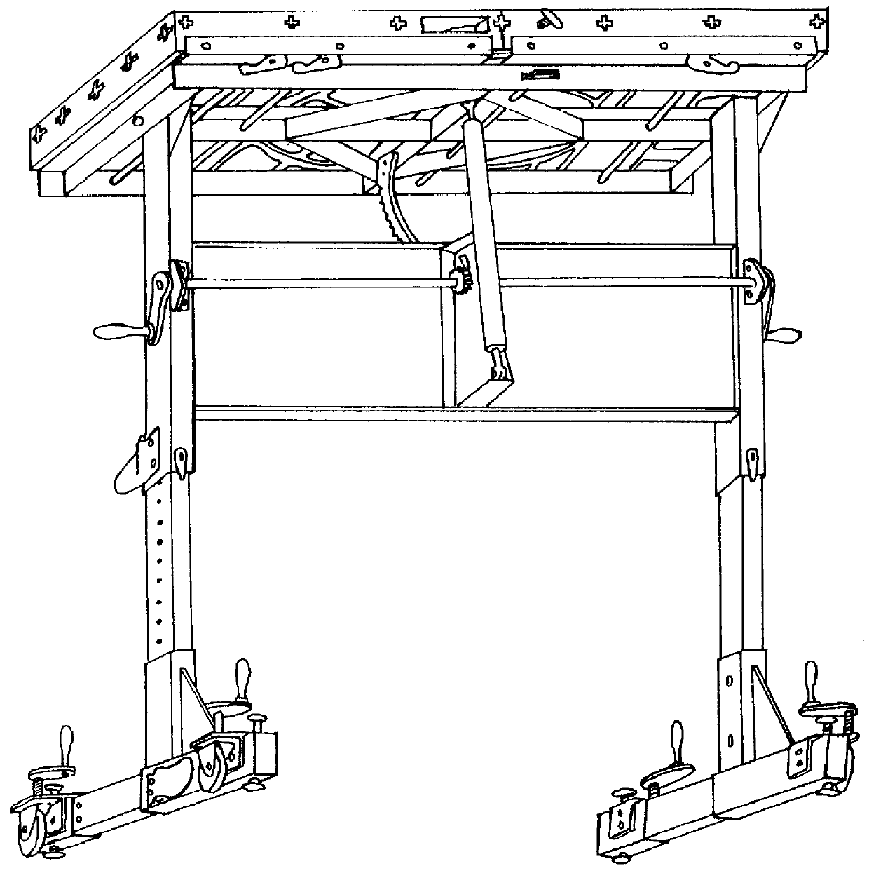 Clamping/securing/connecting system