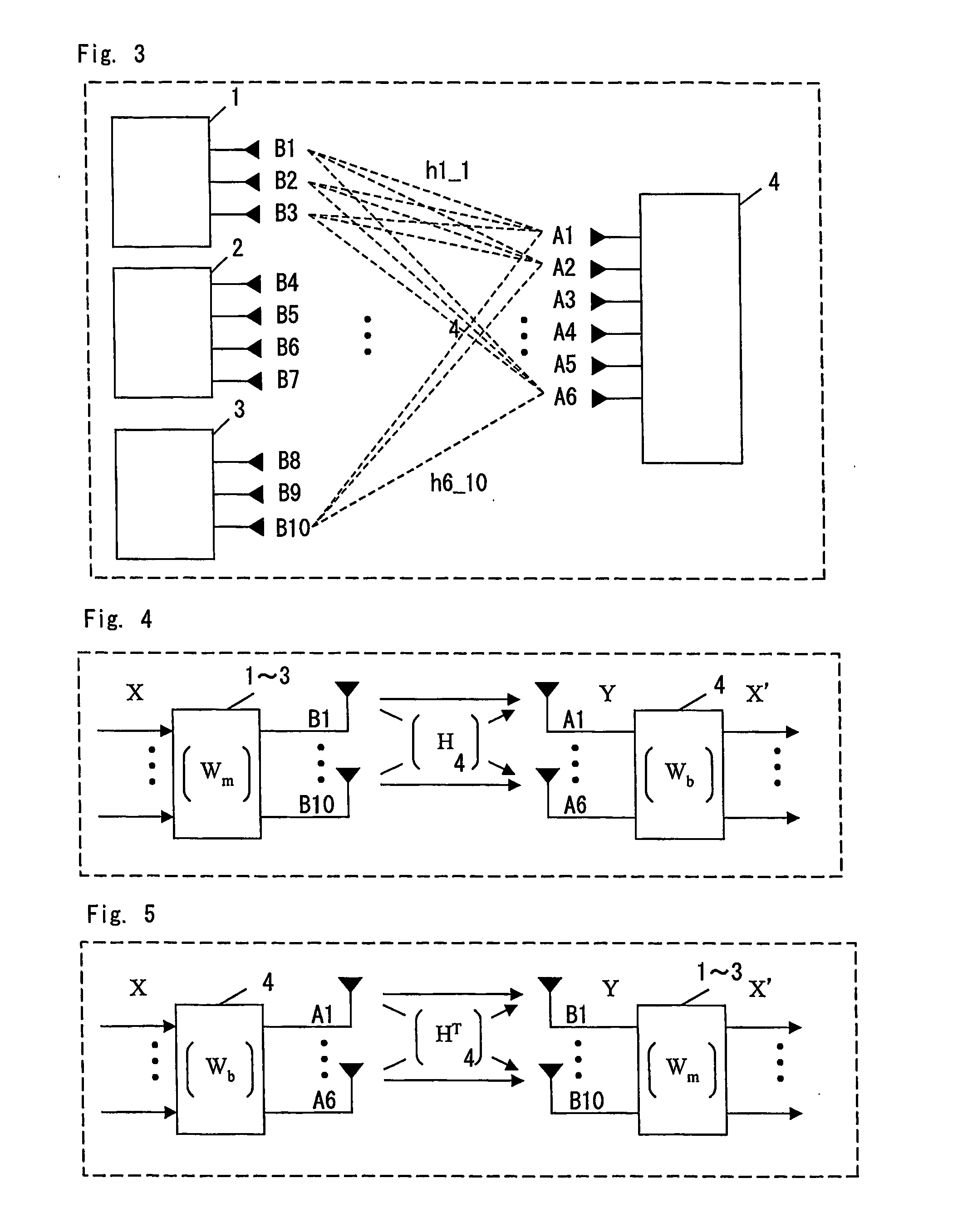 Space division multiplex wireless communication system, device and method for the same