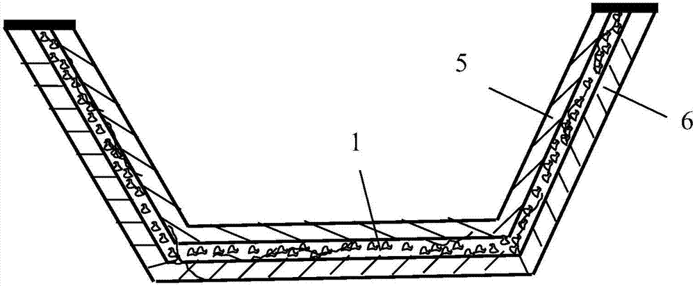 Seepage preventing construction structure and method