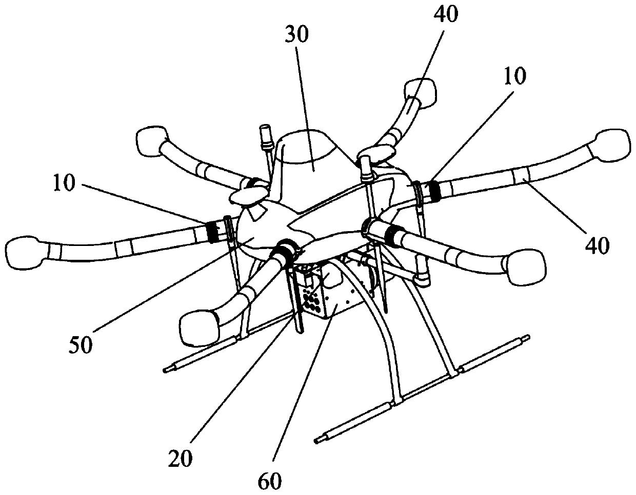Unmanned aerial vehicle equipped with multiple protection devices and control method thereof
