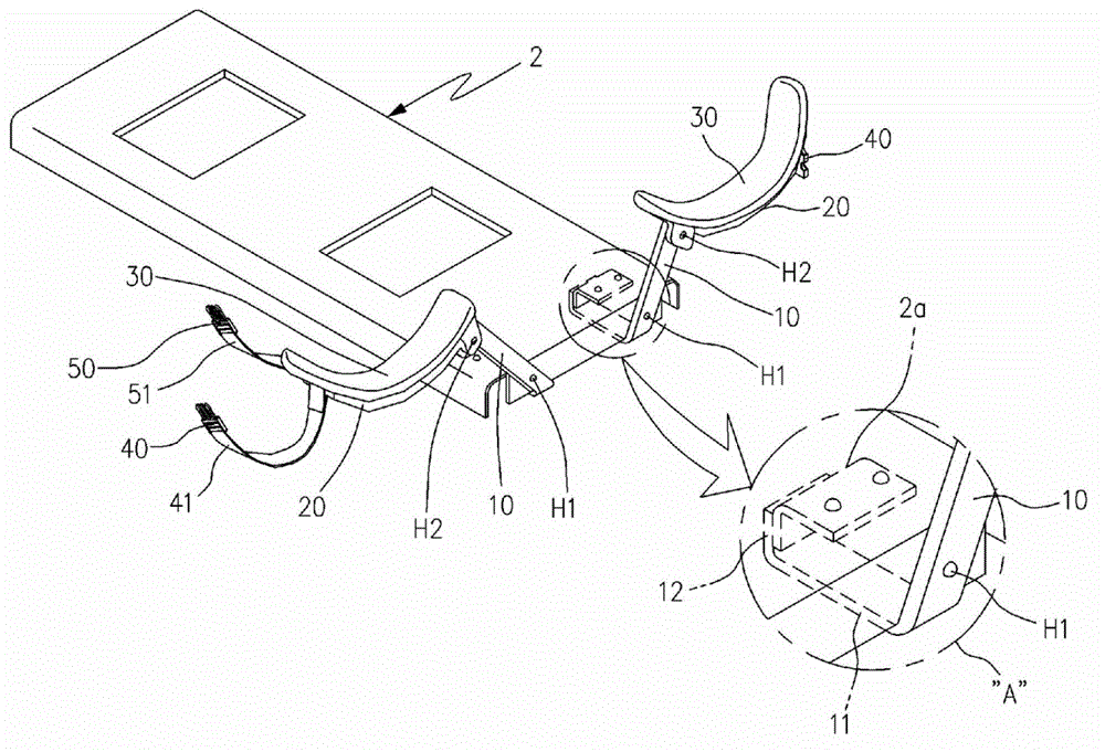 Pelvic support structure for physical therapy device and head fastener for cervical traction