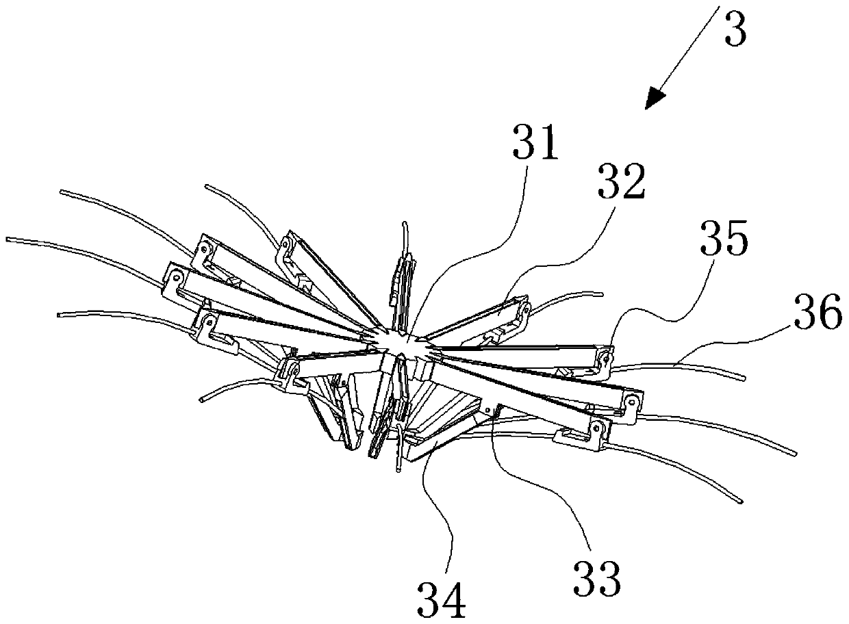 Umbrella capable of manually adjusting shielding area