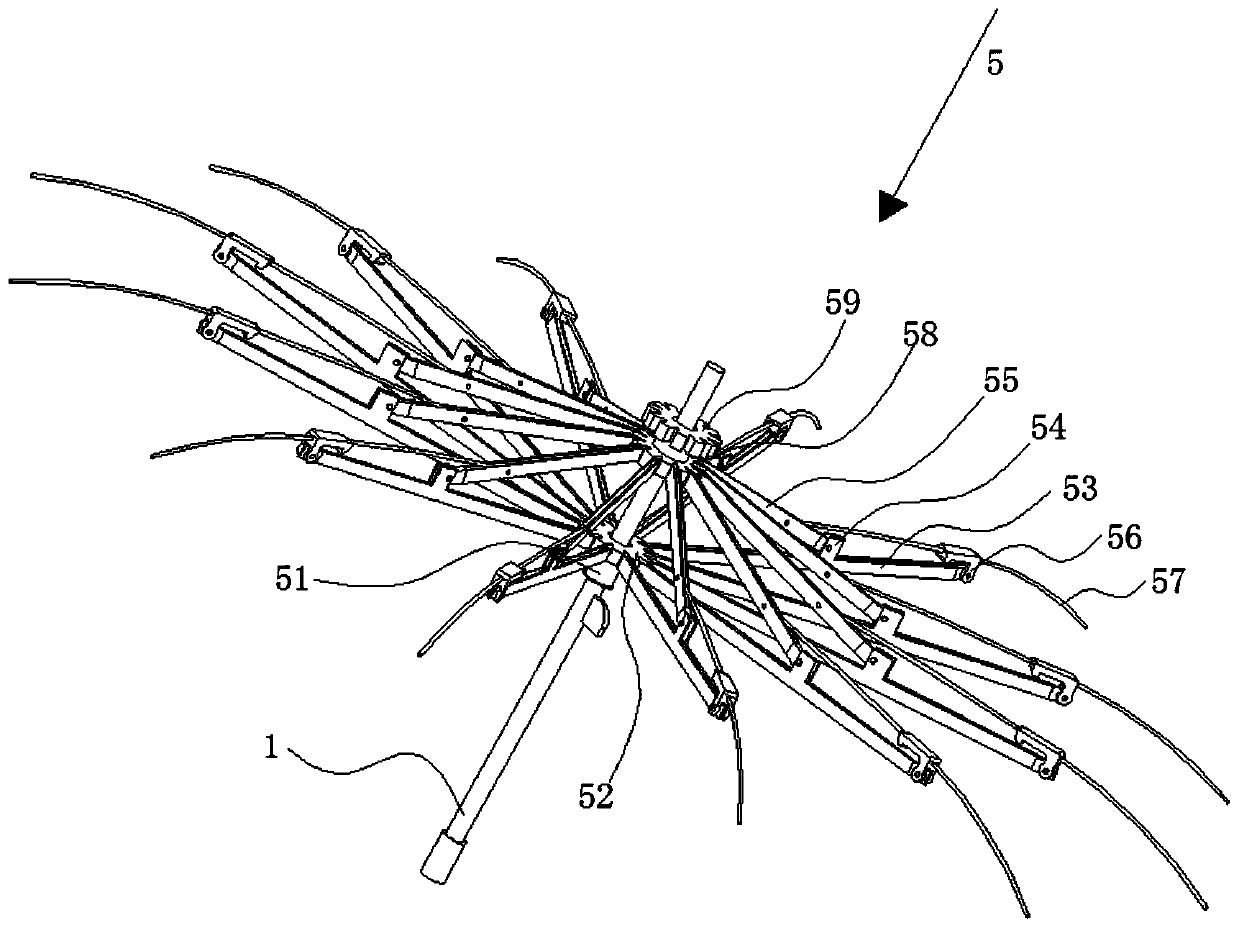 Umbrella capable of manually adjusting shielding area