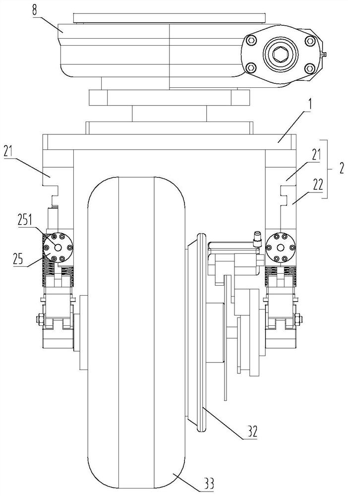 Wheel assembly and electric automobile chassis