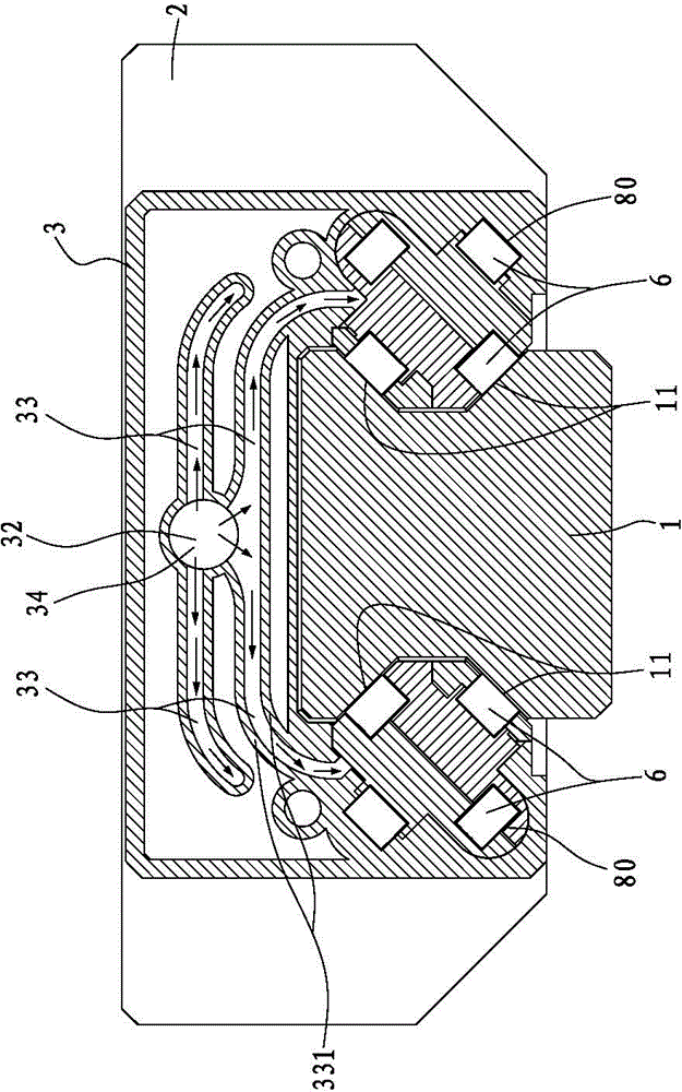 Linear slides with lubricating oil passages