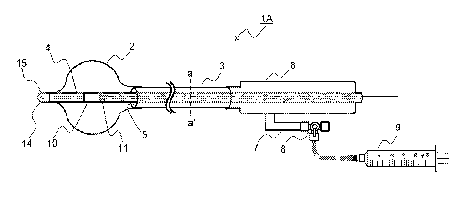 Ablation catheter with balloon and ablation catheter system with balloon