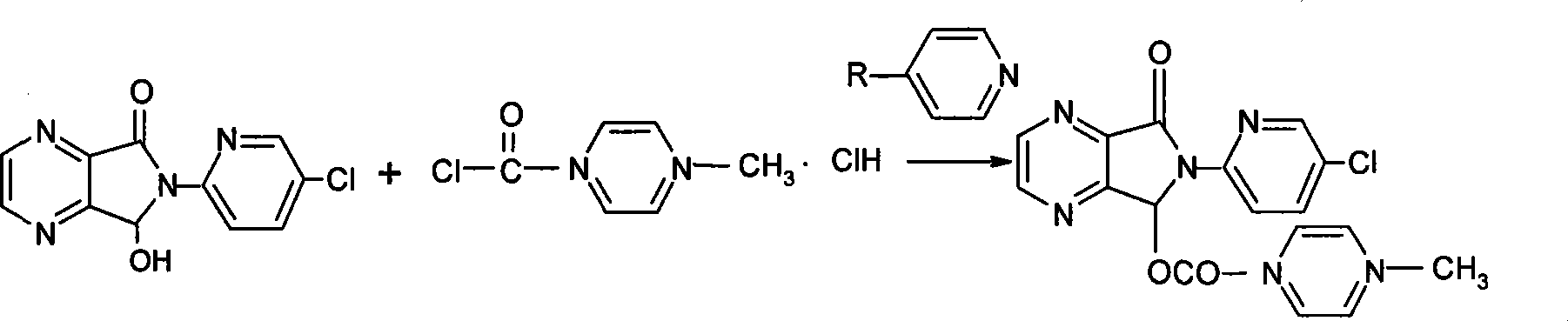 Method for producing zopiclone