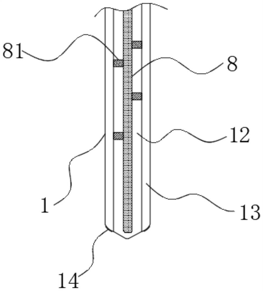 Tumor minimally invasive interventional therapy puncture needle