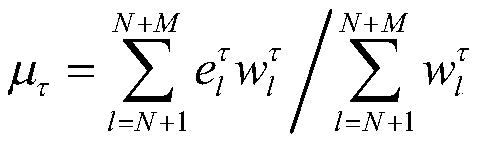 Antenna temperature field measurement method under incomplete information