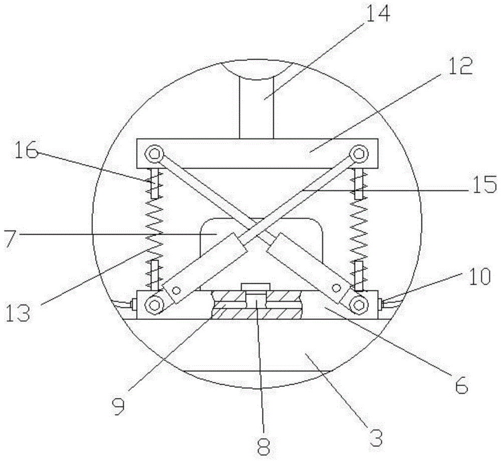 A kind of dynamic balance automobile shock-absorbing seat